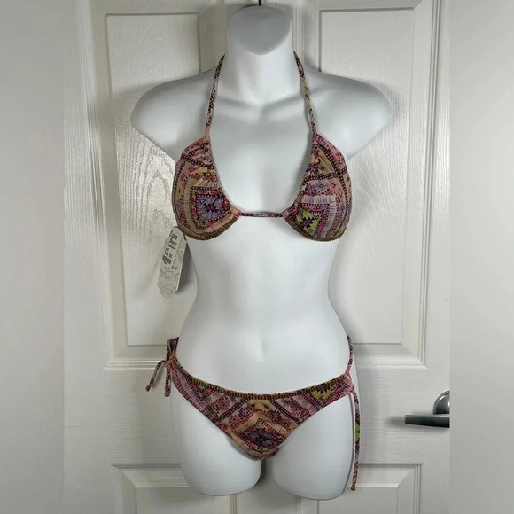 NWT-OCEAN BREEZE SWIMWEAR‎ Triangle Bikini 👙 - Picture 3 of 7